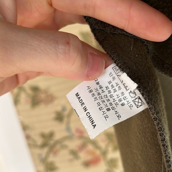 Felt/fleece coat green - Picture 6 of 6